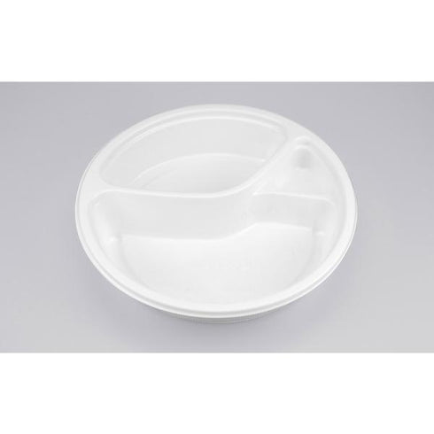 【蓋付き】BFカレー内8(ホワイト) 【本体50枚・蓋50枚セット】